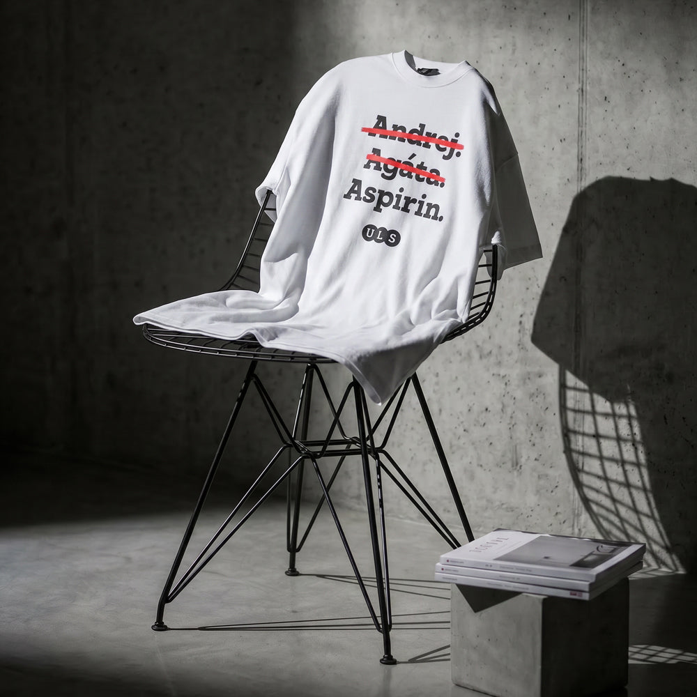 Tričko Andrej, Agáta, Aspirin bílé