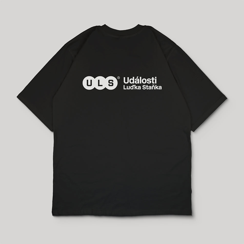 Oversized Tričko ULS černé