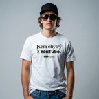 Tričko Jsem chytrý z YouTube bílé