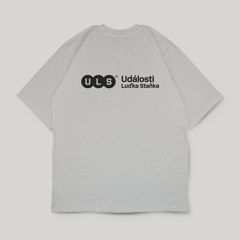 Oversized Tričko ULS šedé